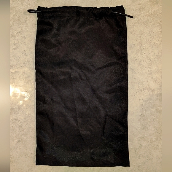 GIVENCHY PARIS BLACK SATINY DRAWSTRING DUSTBAG PROTECT BAGS WALLETS SHOES 14½x8½ - Picture 5 of 5